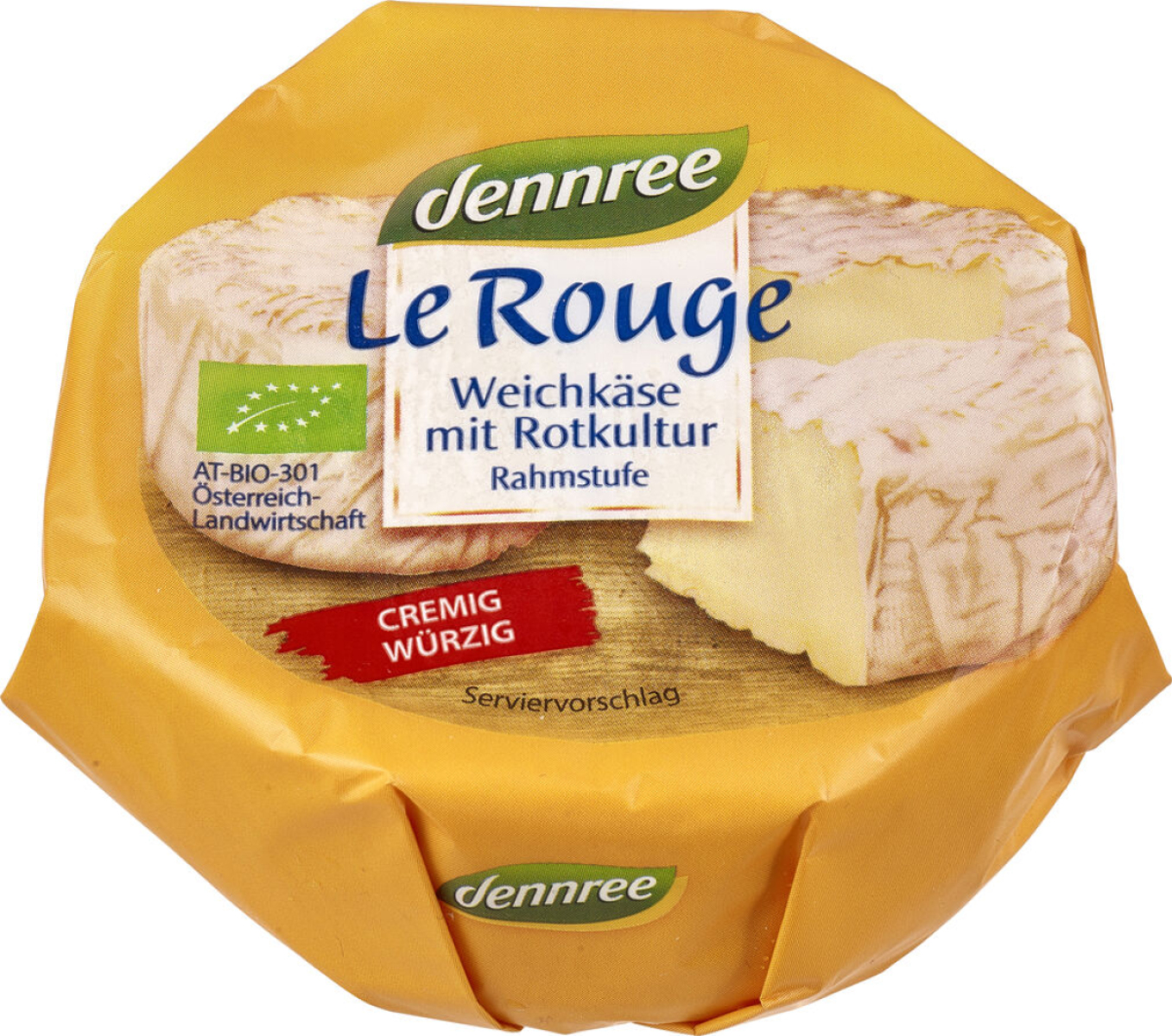 Le Rouche, Weichkäse mit Rotkultur, 125 gr., dennree