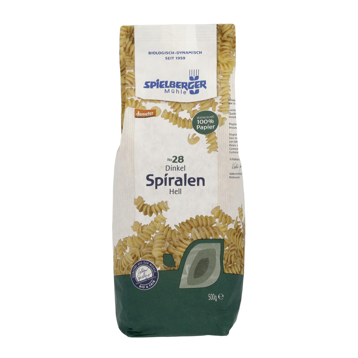 Dinkel Spiralen hell, Spielberger