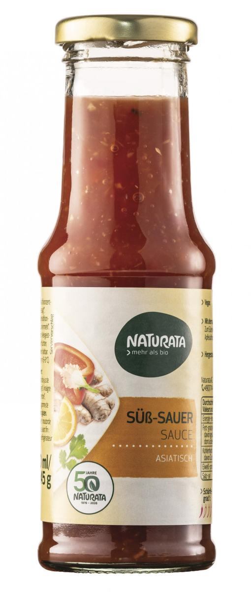 Süß Sauer Sauce, Naturata  0,21 L Flasche