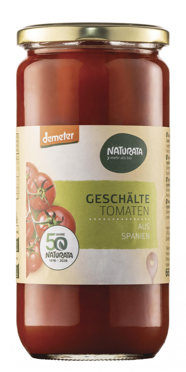 Tomaten geschält, Glas, Naturata
