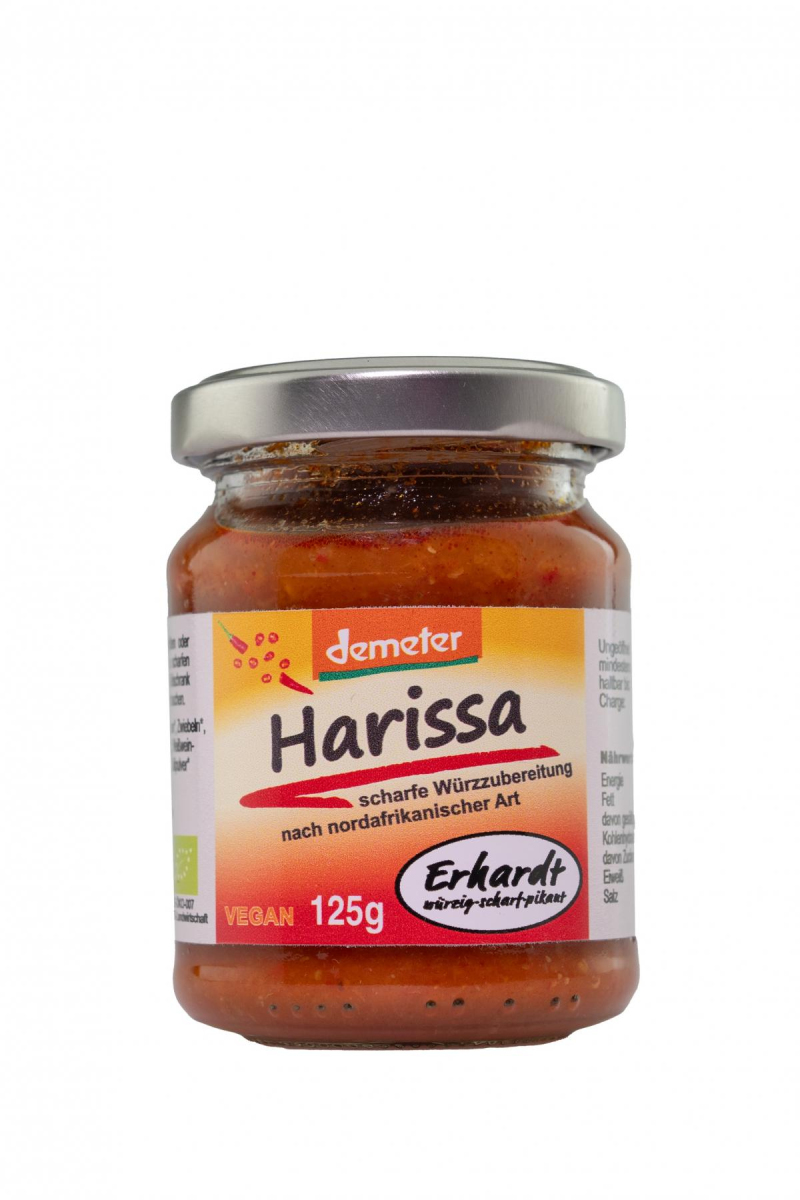 Harissa, Würzsoße nordafrikanischer Art,125 g Glas