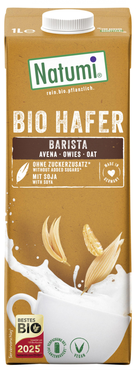 Haferdrink Barista, Natumi 1 ltr Tetrapack