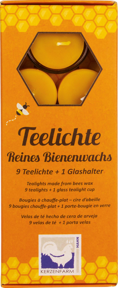 Bienenwachsteelichter Starterset, Kerzenfarm