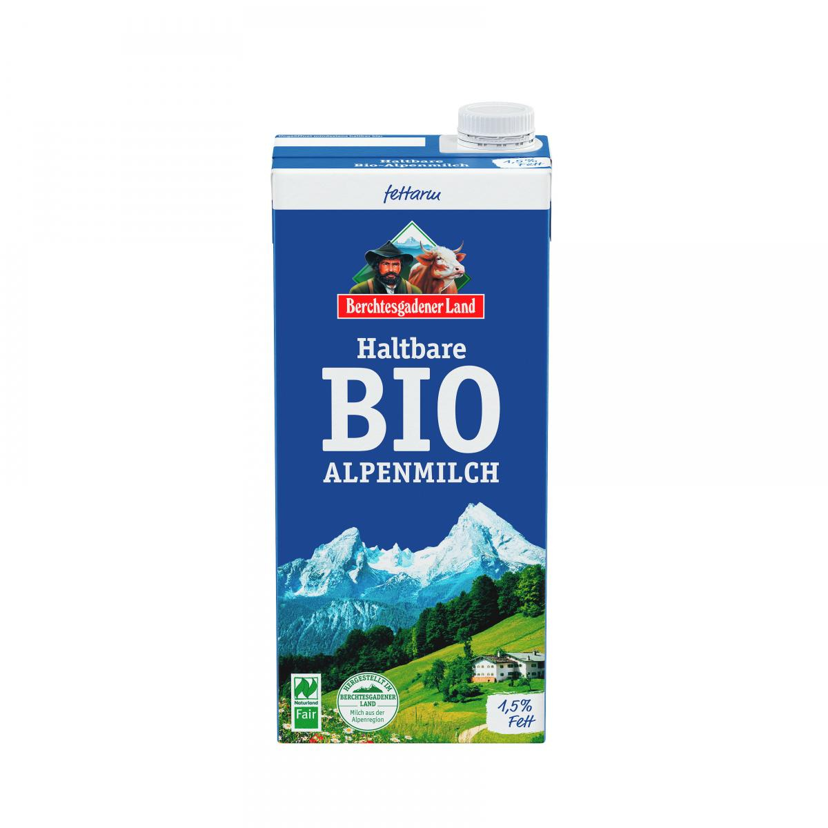 H-Alpenmilch 1,5 % Fett, VP 12 x 1 l Tetrapack