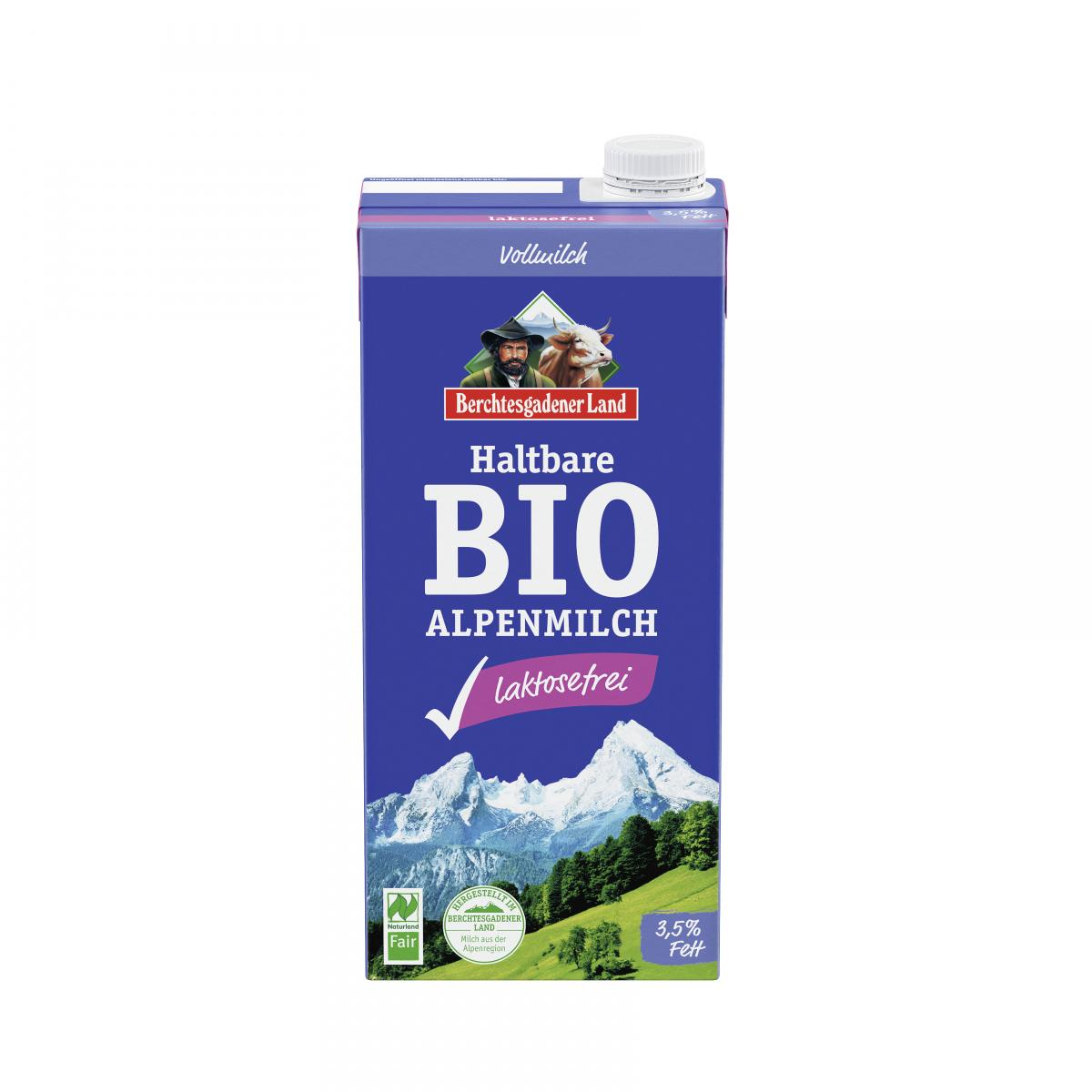 Lactosefreie H-Alpenmilch, 3,5 %, 1 l Tetrapack
