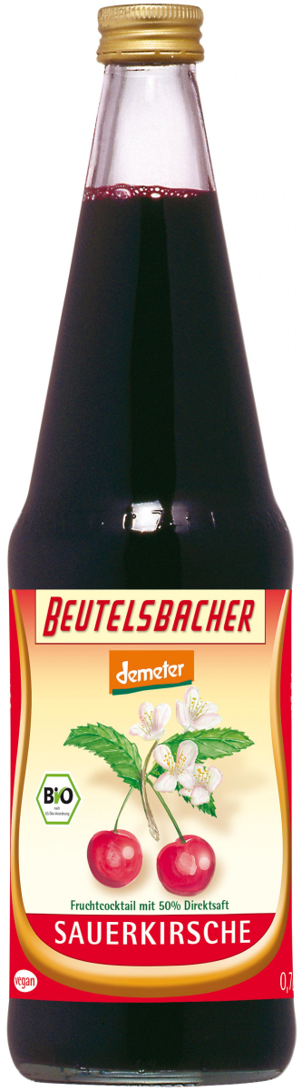 Sauerkirsche Saft 0,7 ltr Flasche
