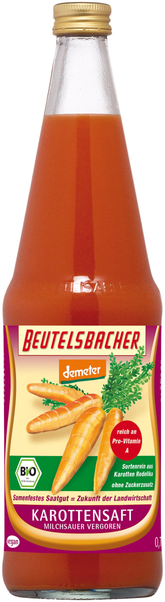 Karottensaft, milchsauer, Rodelika (6 x 0.7 l)