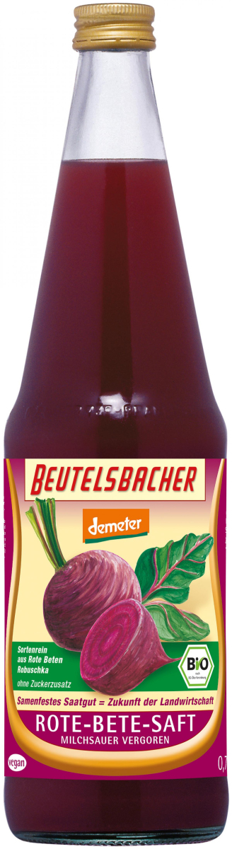 Rote Bete Saft milchsauer, 0,7 l Beutelsbacher