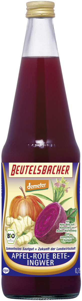 Apfel Rote Bete Ingwer, 0,7 l, Beutelsbacher
