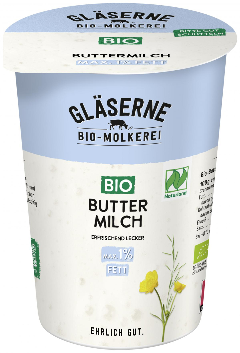 Buttermilch, 500 g Becher