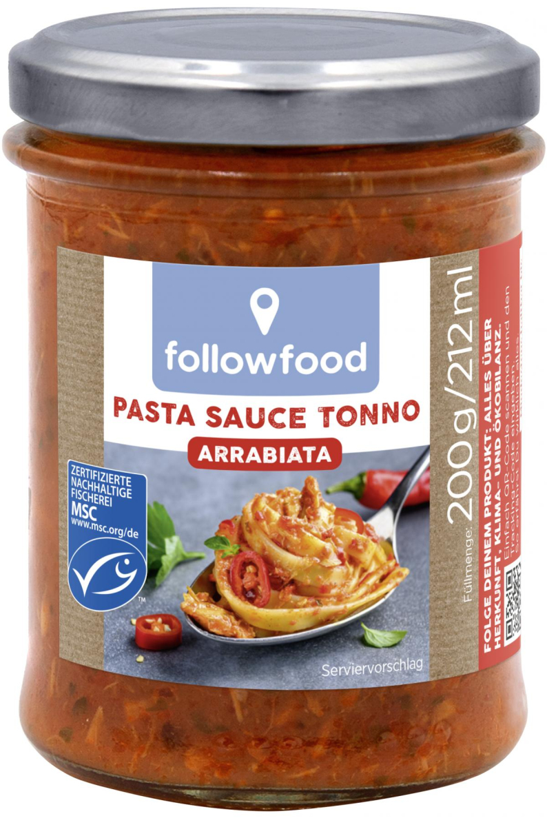 Tonno per pasta Arrabiata, 200 g Glas