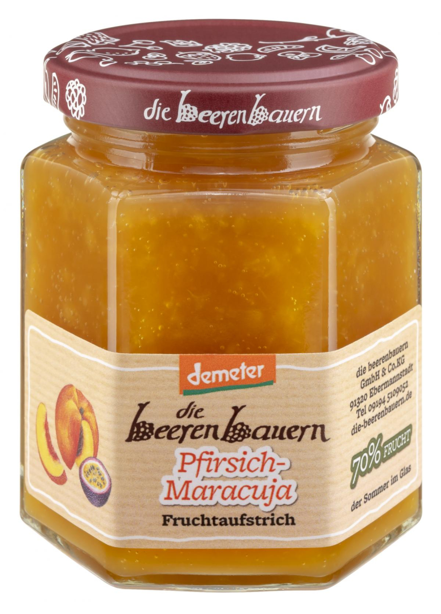 Pfirsich-Maracuja Fruchtaufstrich