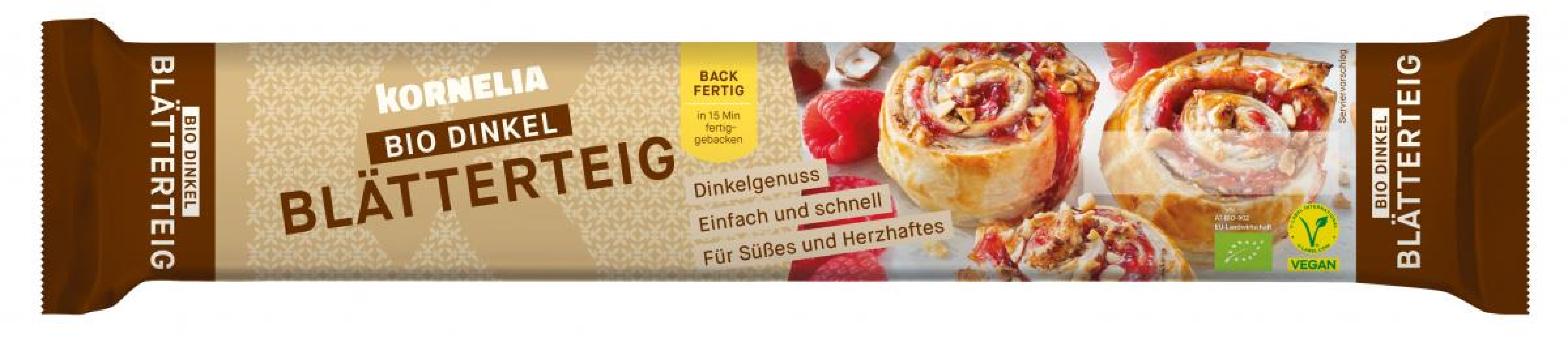 Dinkelblätterteig, 270 g Packung