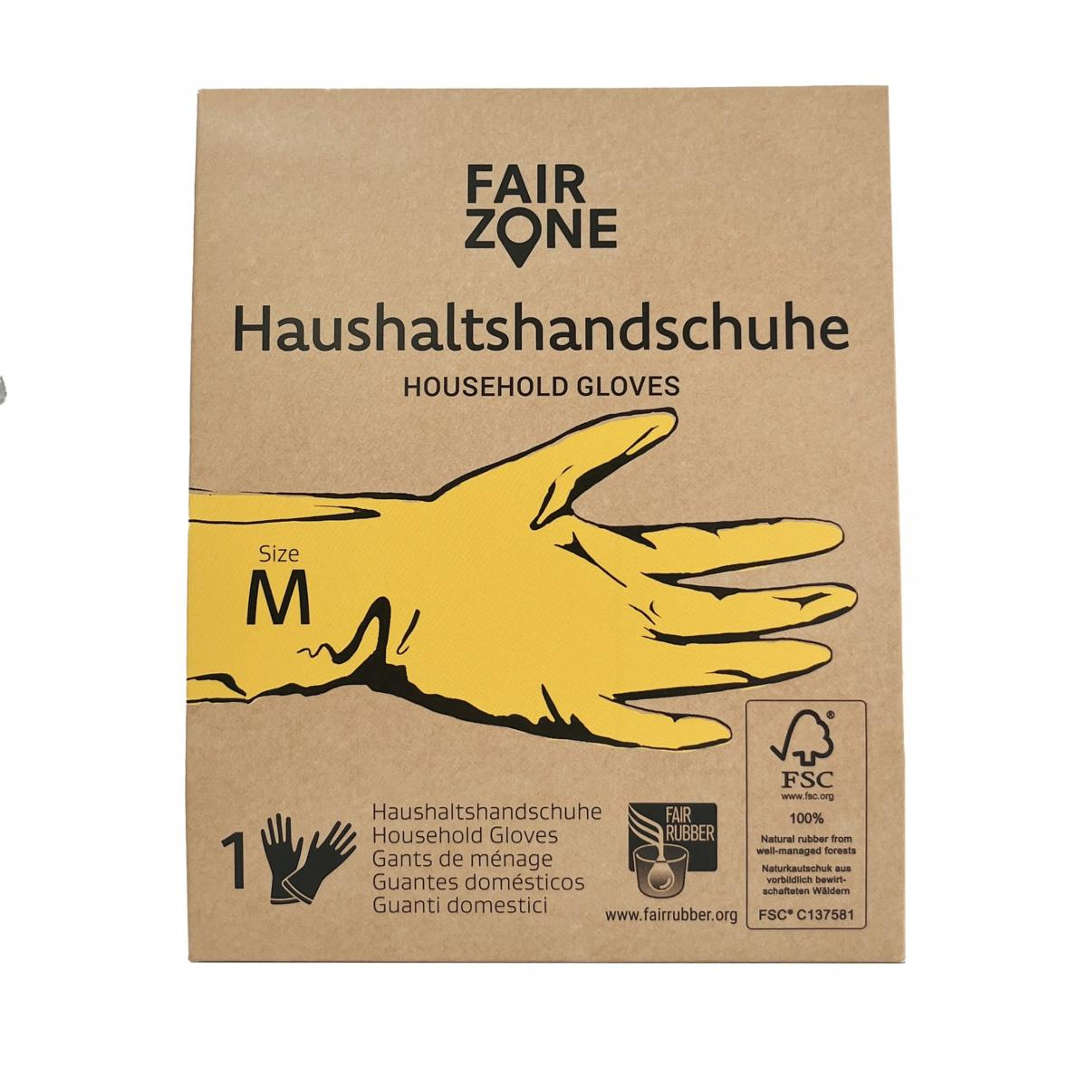 Haushaltshandschuhe, Größe M, 1 Paar Packung