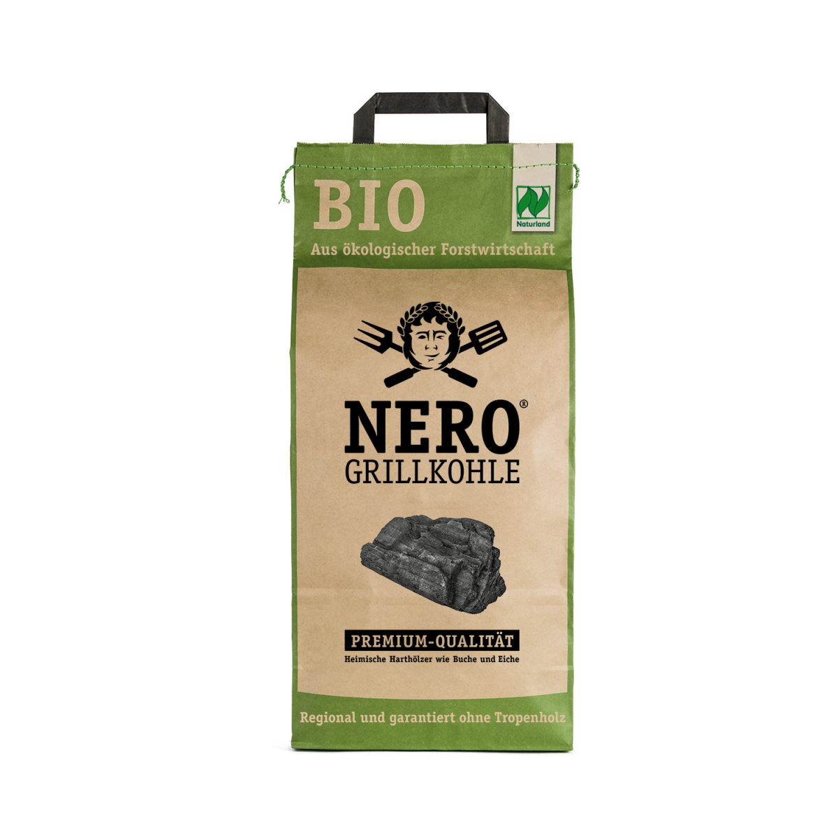 Grillkohle, NERO 2,5 kg Tüte
