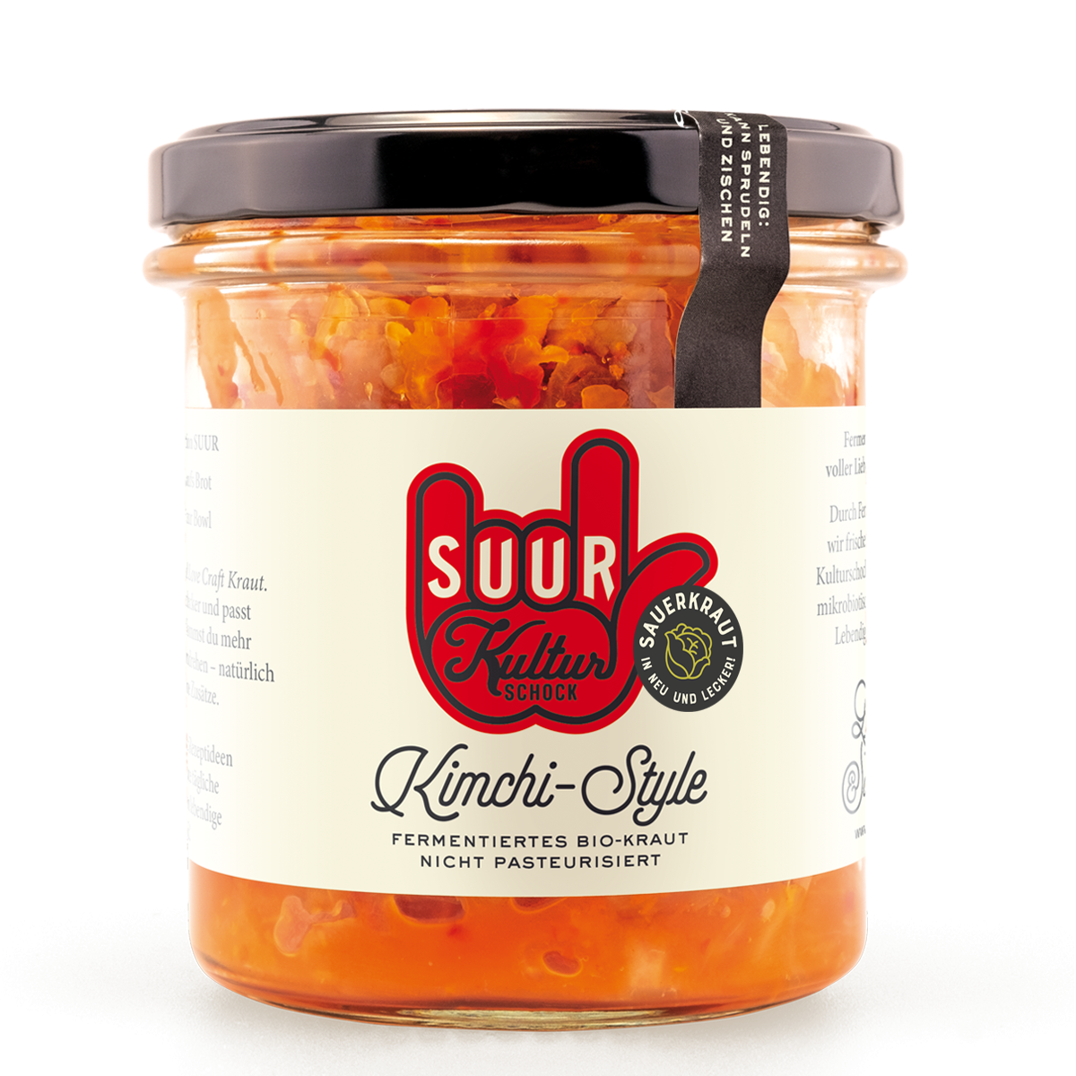 Fermentiertes Gemüse, Kimchi-Style, vegan
