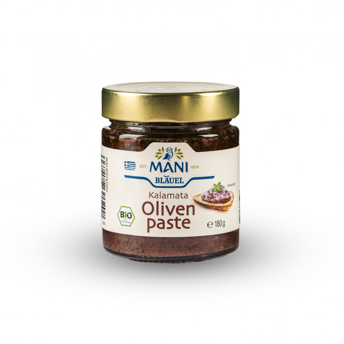 Kalamata Oliven Paste, Mani Bläuel