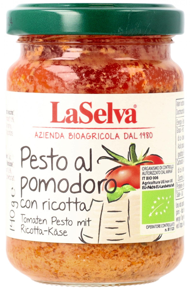 Pesto al pomodoro mit Ricotta, LaSelva