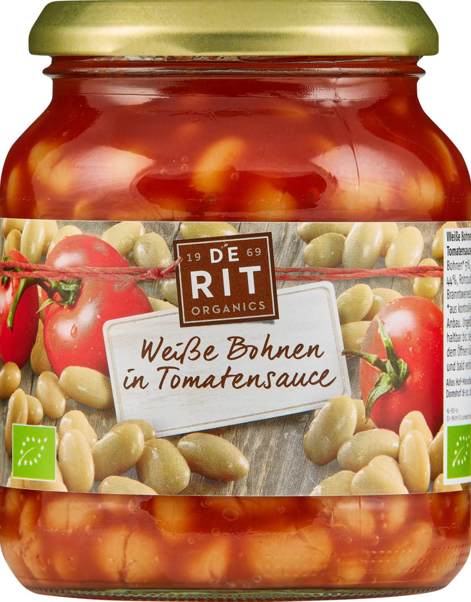 Weiße Bohnen in Tomatensauce